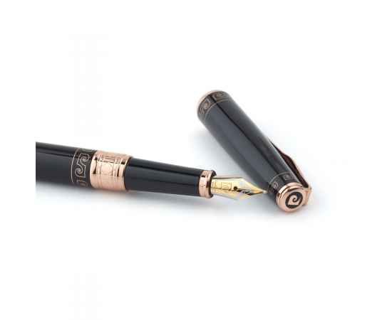 Ручка перьевая Pierre Cardin SECRET Business, цвет - черный с орнаментом. Упаковка B, изображение 6