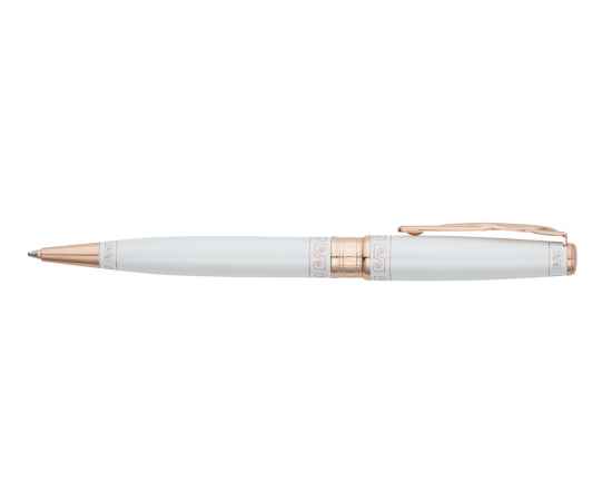 Ручка шариковая Pierre Cardin SECRET Business, цвет - белый с орнаментом. Упаковка B, изображение 3