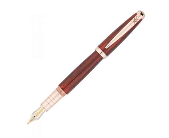 Ручка перьевая Pierre Cardin MAJESTIC. Цвет - коричнево-медный. Упаковка В, изображение 2