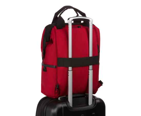 Рюкзак SWISSGEAR 16,5'Doctor Bags, красный/черный, полиэстер 900D/ПВХ, 29 x 17 x 41 см, 20 л, изображение 13
