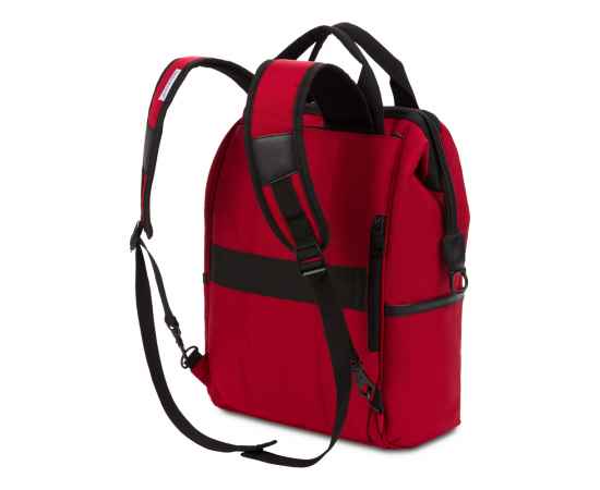 Рюкзак SWISSGEAR 16,5'Doctor Bags, красный/черный, полиэстер 900D/ПВХ, 29 x 17 x 41 см, 20 л, изображение 3