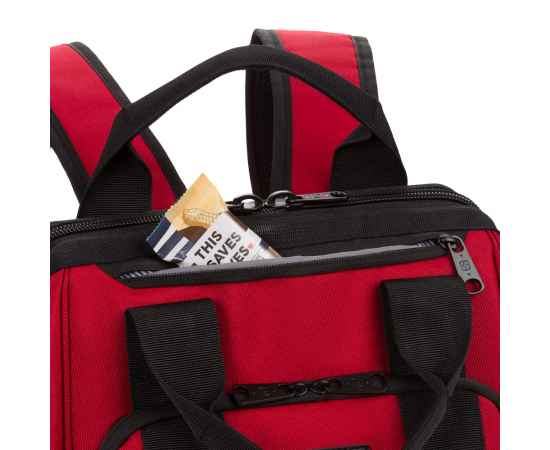 Рюкзак SWISSGEAR 16,5'Doctor Bags, красный/черный, полиэстер 900D/ПВХ, 29 x 17 x 41 см, 20 л, изображение 6