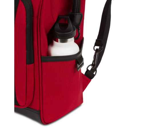 Рюкзак SWISSGEAR 16,5'Doctor Bags, красный/черный, полиэстер 900D/ПВХ, 29 x 17 x 41 см, 20 л, изображение 9