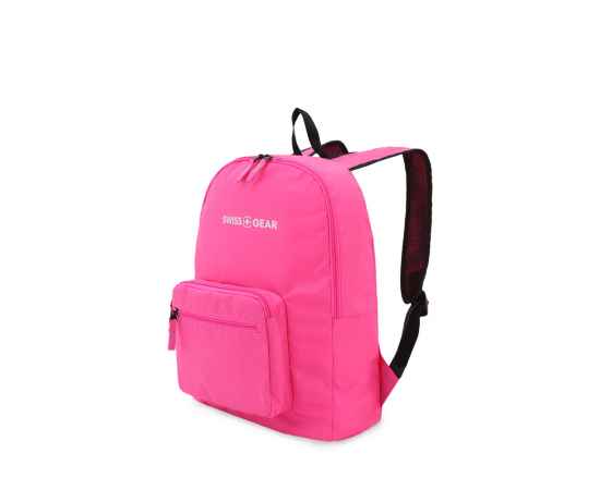 Рюкзак SWISSGEAR складной, розовый, полиэстер, 33,5х15,5x40 см, 21 л, изображение 4