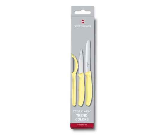 Набор из 3 ножей VICTORINOX Swiss Classic: нож для овощей, столовый нож 11 см, нож для овощей 8 см, изображение 2