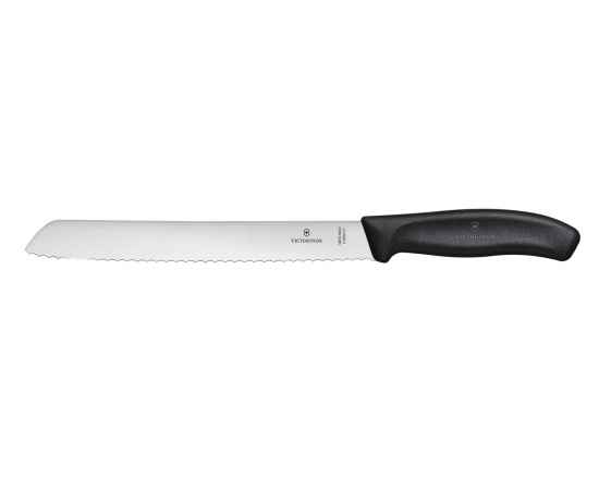 Набор из 11 кухонных ножей VICTORINOX, чёрная рукоять, в подставке из бука высотой 35,5 см, изображение 13