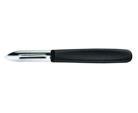 Набор из 11 кухонных ножей VICTORINOX, чёрная рукоять, в подставке из бука высотой 35,5 см, изображение 4