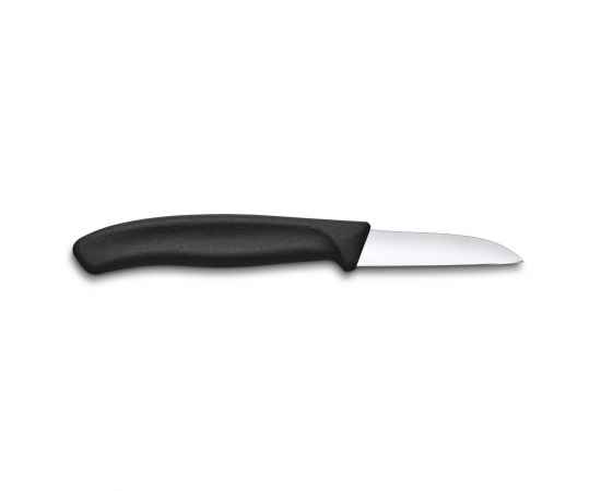 Нож для овощей и фруктов VICTORINOX SwissClassic с прямым лезвием 6 см, чёрный, изображение 2