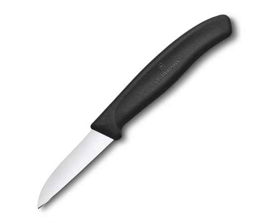 Нож для овощей и фруктов VICTORINOX SwissClassic с прямым лезвием 6 см, чёрный, изображение 3