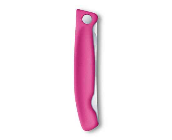 Нож для овощей VICTORINOX SwissClassic, складной, лезвие 11 см с волнистой кромкой, розовый, изображение 9