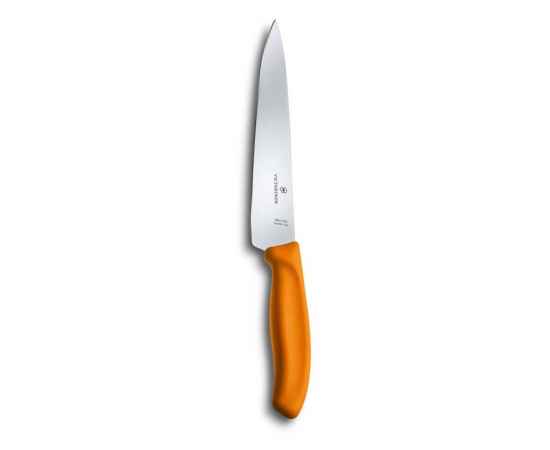 Нож разделочный VICTORINOX SwissClassic, 19 см, оранжевый, в картонном блистере, изображение 2