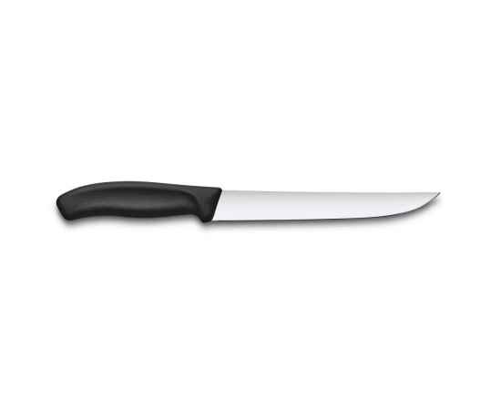 Нож разделочный VICTORINOX SwissClassic с узким прямым лезвием 18 см, чёрный, изображение 2