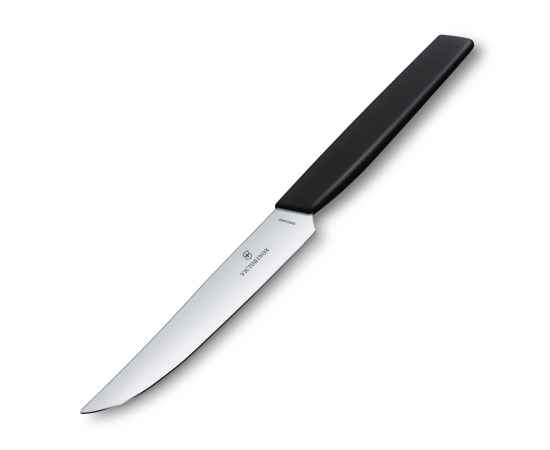 Нож для стейка VICTORINOX Swiss Modern, лезвие 12 см с прямой кромкой, чёрный, изображение 3