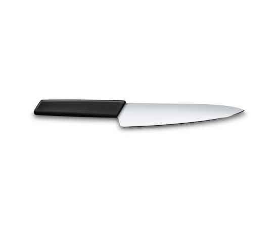 Нож разделочный VICTORINOX Swiss Modern, 19 см, нержавеющая сталь / синтетический материал, чёрный, изображение 2