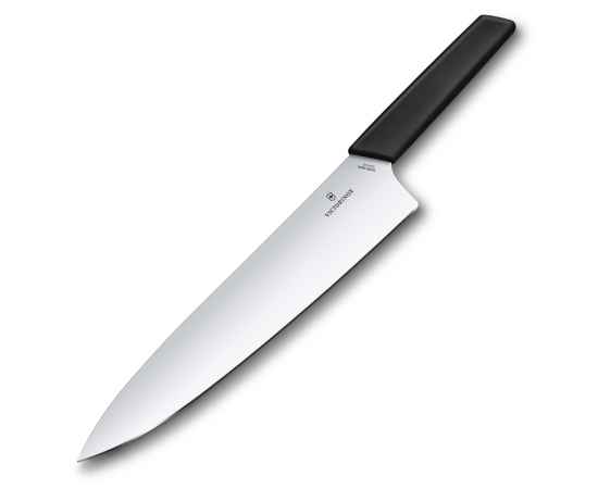 Нож разделочный VICTORINOX Swiss Modern, 25 см, нержавеющая сталь / синтетический материал, чёрный, изображение 3
