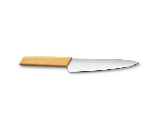 Нож разделочный VICTORINOX Swiss Modern, 19 см, нержавеющая сталь / синтетический материал, медовый, изображение 2