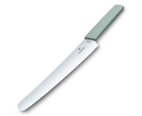 Нож для хлеба и выпечки VICTORINOX Swiss Modern, 26 см, сталь/синтетический материал, аквамариновый, изображение 3