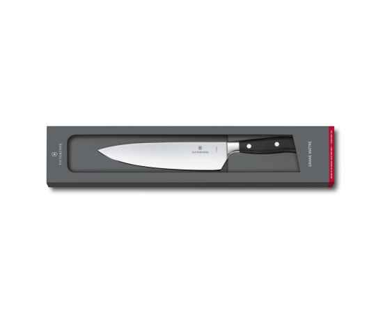 Нож шеф-повара VICTORINOX Grand Maître, кованый, 20 см, чёрный, изображение 2