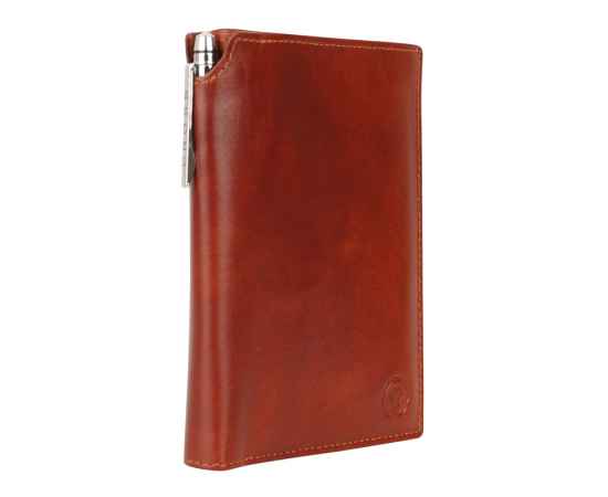 Бумажник для документов Cross Vachetta New Cognac, с ручкой Cross, кожа наппа, гладкая, рыже-корич., изображение 2