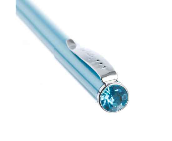 Ручка шариковая Pierre Cardin ACTUEL. Цвет - голубой металлик. Упаковка Р-1, изображение 2