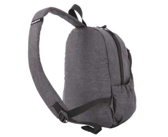 Рюкзак SWISSGEAR 13'', cерый, ткань Grey Heather/ полиэстер 600D PU , 25х14х35 см, 12 л, изображение 2