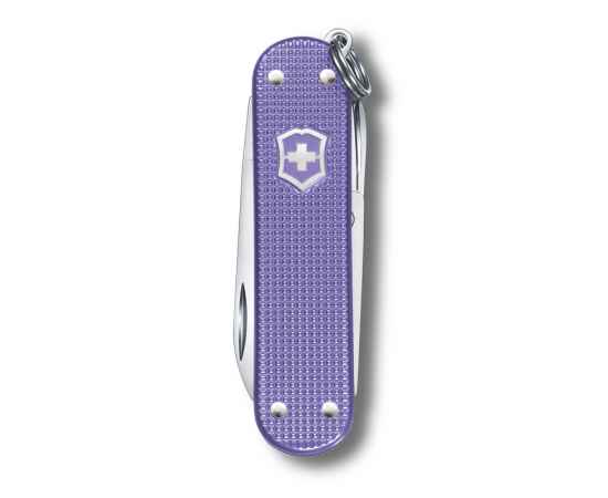 Нож-брелок VICTORINOX Classic SD Alox Colors 'Electric Lavender', 58 мм, 5 функций, лавандовый, изображение 2