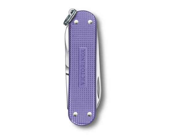 Нож-брелок VICTORINOX Classic SD Alox Colors 'Electric Lavender', 58 мм, 5 функций, лавандовый, изображение 3
