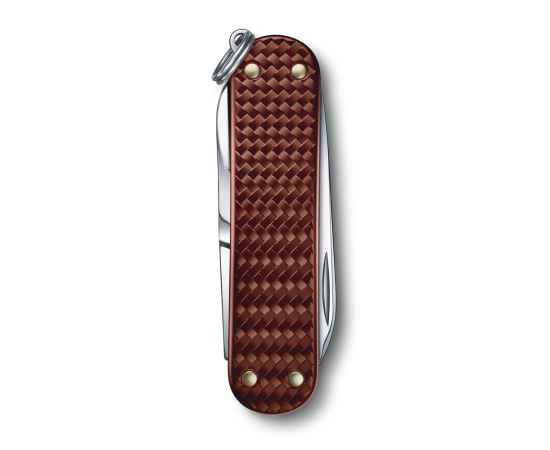 Нож-брелок VICTORINOX Classic SD Precious Alox 'Hazel Brown', 58 мм, 5 функций, коричневый, изображение 3