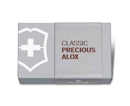 Нож-брелок VICTORINOX Classic SD Precious Alox 'Hazel Brown', 58 мм, 5 функций, коричневый, изображение 4