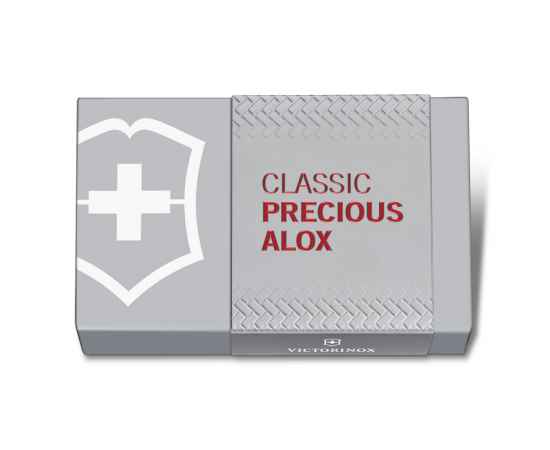 Нож-брелок VICTORINOX Classic SD Precious Alox 'Iconic Red', 58 мм, 5 функций, красный, изображение 4