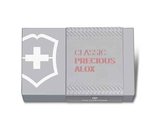 Нож-брелок VICTORINOX Classic SD Precious Alox 'Gentle Rose', 58 мм, 5 функций, розовый, изображение 4