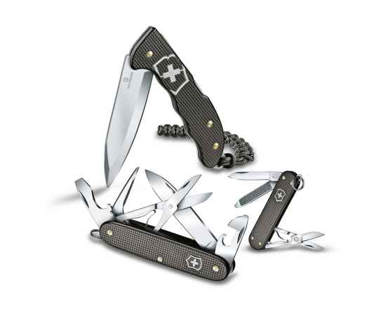 Нож-брелок VICTORINOX Classic Alox LE 2022, 58 мм, 5 функций, алюминиевая рукоять, серый, изображение 5