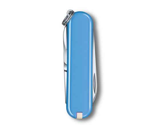 Нож-брелок VICTORINOX Classic SD Colors 'Summer Rain', 58 мм, 7 функций, голубой, изображение 3