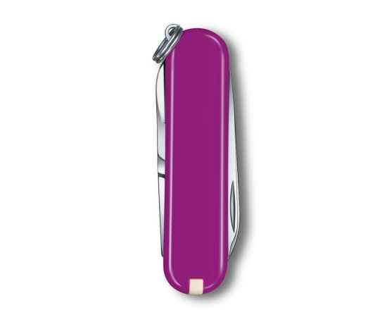 Нож-брелок VICTORINOX Classic SD Colors 'Tasty Grape', 58 мм, 7 функций, фиолетовый, изображение 3