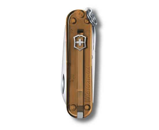 Нож-брелок VICTORINOX Classic SD Colors 'Chocolate Fudge', 58 мм, 7 функций, карамельный, изображение 2