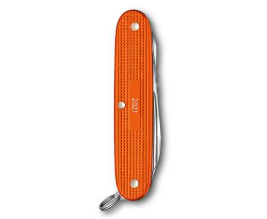 Нож перочинный VICTORINOX Pioneer X Alox LE 2021, 93 мм, 9 функций, алюминиевая рукоять, оранжевый, изображение 4