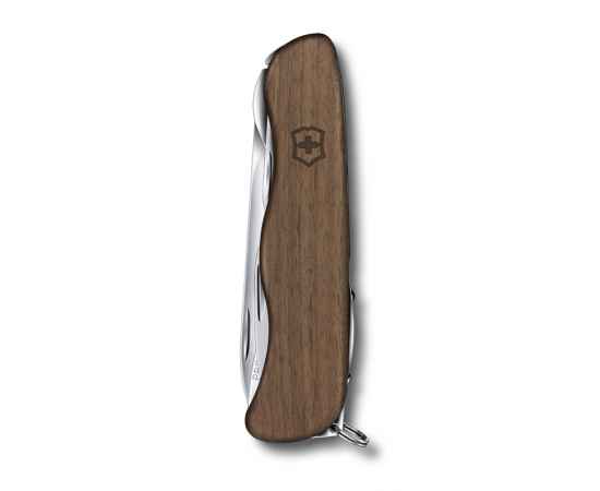 Нож перочинный VICTORINOX Forester, 111 мм, 10 функций, с фиксатором лезвия, деревянная рукоять, изображение 2