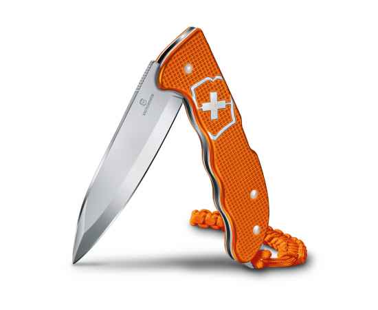 Нож охотника VICTORINOX Hunter Pro Alox LE 2021 130 мм, 4 функции, с фиксатором лезвия, оранжевый, изображение 7