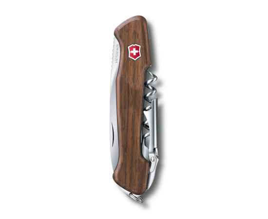 Нож перочинный VICTORINOX Wine Master, 130 мм, 6 функций, с фиксатором, рукоять из орехового дерева, изображение 2