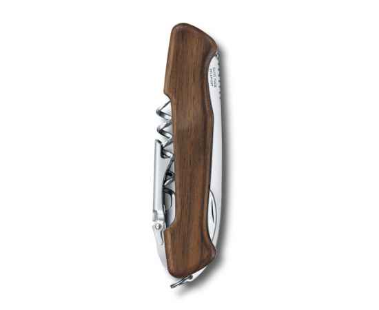Нож перочинный VICTORINOX Wine Master, 130 мм, 6 функций, с фиксатором, рукоять из орехового дерева, изображение 4