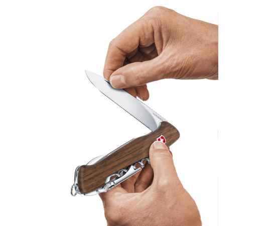 Нож перочинный VICTORINOX Wine Master, 130 мм, 6 функций, с фиксатором, рукоять из орехового дерева, изображение 5