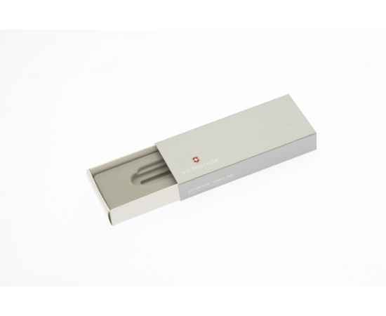 Коробка для ножей VICTORINOX 58 мм толщиной 1-2 уровня, картонная, серебристая, изображение 2