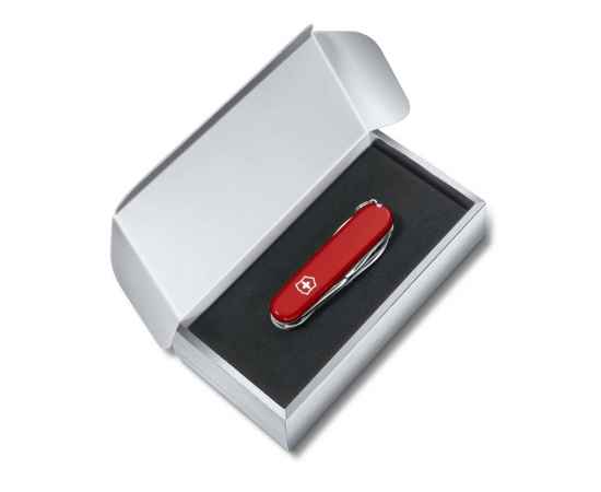 Подарочная коробка VICTORINOX для ножей 84-91 мм толщиной до 6 уровней, картонная, серебристая, изображение 3