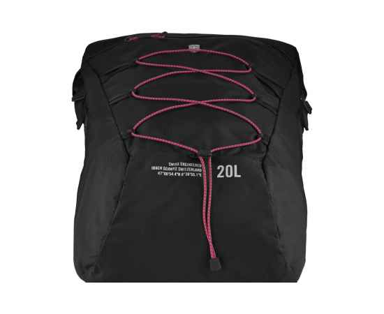 Рюкзак VICTORINOX Altmont Active L.W. Rolltop Backpack, чёрный, 100% нейлон, 30x19x46 см, 20 л, изображение 4