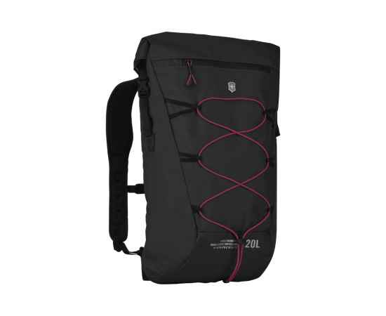 Рюкзак VICTORINOX Altmont Active L.W. Rolltop Backpack, чёрный, 100% нейлон, 30x19x46 см, 20 л, изображение 6