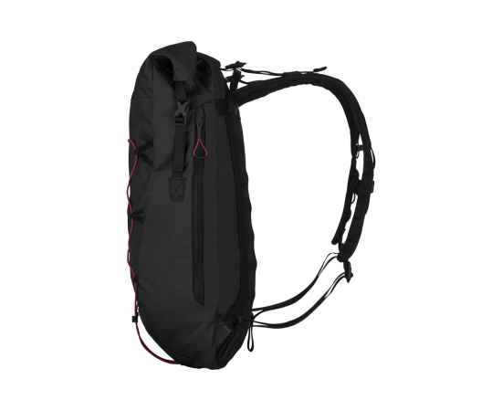 Рюкзак VICTORINOX Altmont Active L.W. Rolltop Backpack, чёрный, 100% нейлон, 30x19x46 см, 20 л, изображение 7