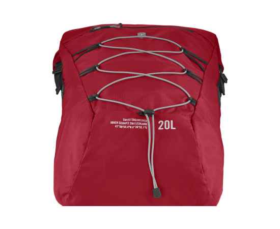 Рюкзак VICTORINOX Altmont Active L.W. Rolltop Backpack, красный, 100% нейлон, 30x19x46 см, 20 л, изображение 4