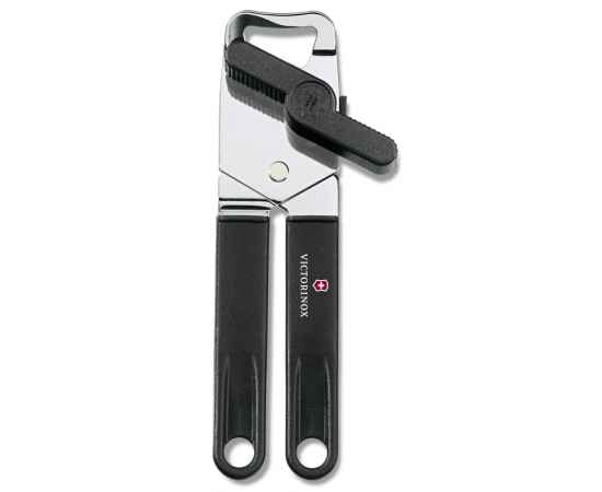 Консервный нож VICTORINOX универсальный, сталь/пластик, чёрный, изображение 2