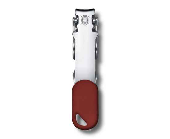Книпсер VICTORINOX с отверстием для шнурка, сталь, красный, в блистере, изображение 7