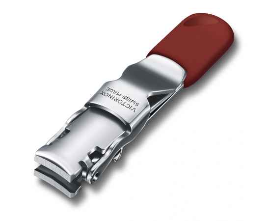 Книпсер VICTORINOX с отверстием для шнурка, сталь, красный, в блистере, изображение 8